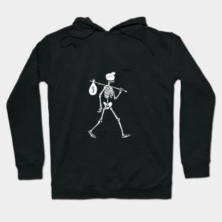 Skull with money bag Hoodie